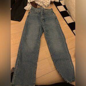 Madewell straight leg jeans